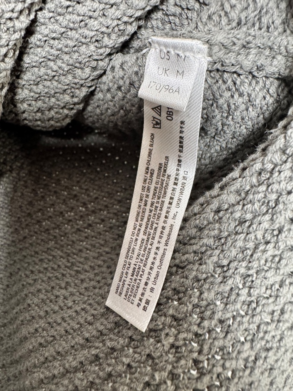 Free People Beach Hailee Waffle Knit Sweater Loungewear Set in Medium Grey Sz M - Picture 11 of 12